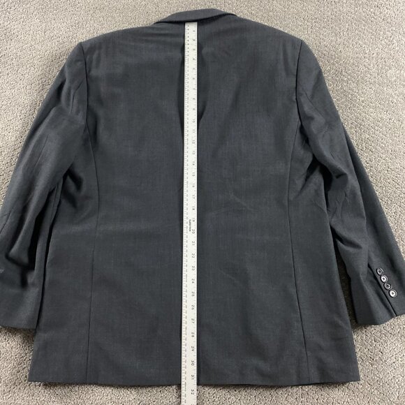 Brooks Brothers 346 Stretch Suit Men's 45R Pants 38x33 Measures 38x30 Gray - Picture 9 of 16